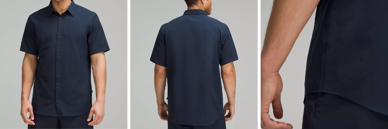 Lululemon New Venture Short-Sleeve Shirt
