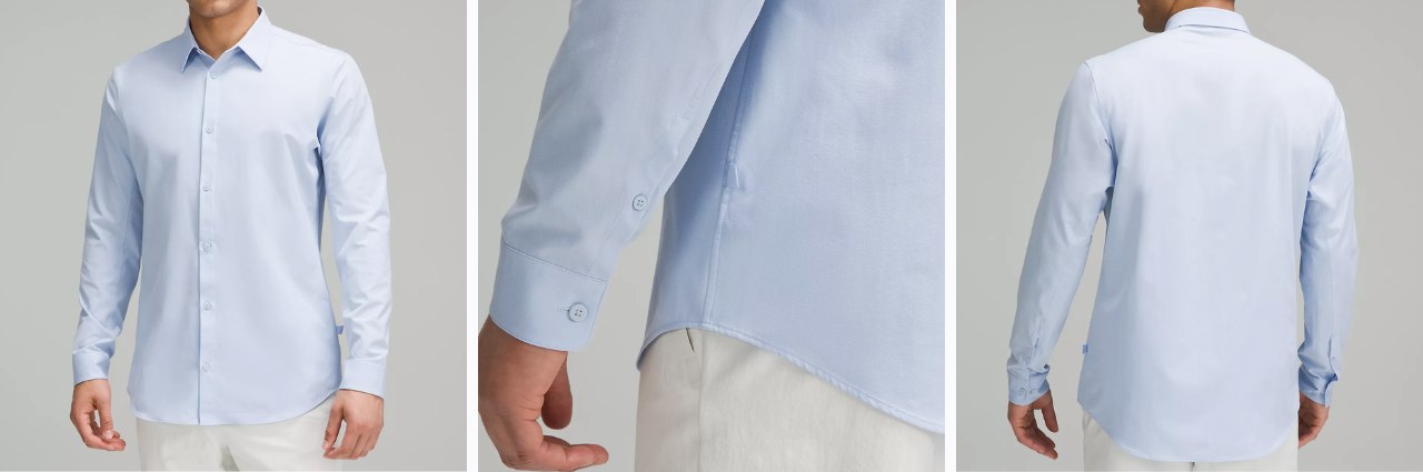 Lululemon New Venture Slim-Fit Long-Sleeve Shirt