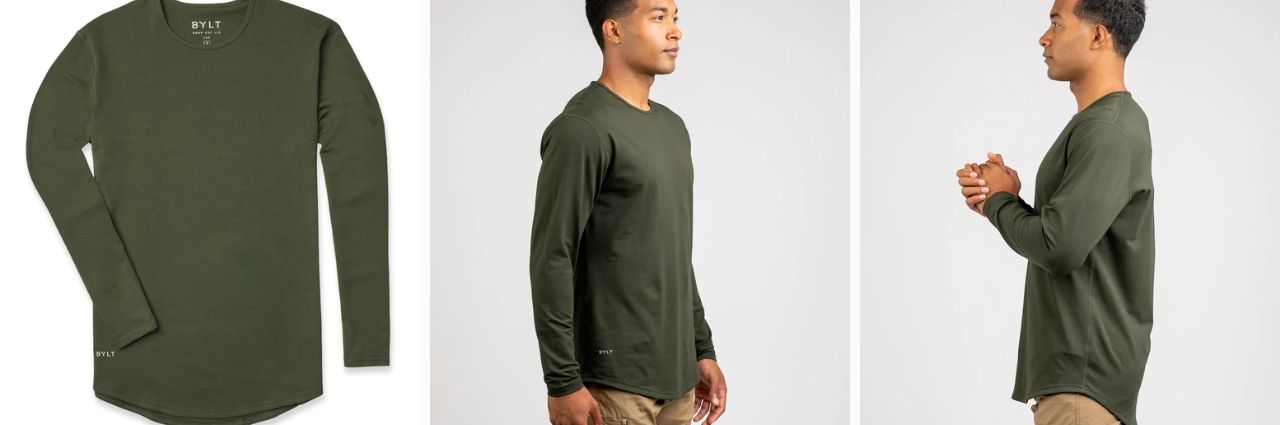 Drop-Cut Long Sleeve: LUX