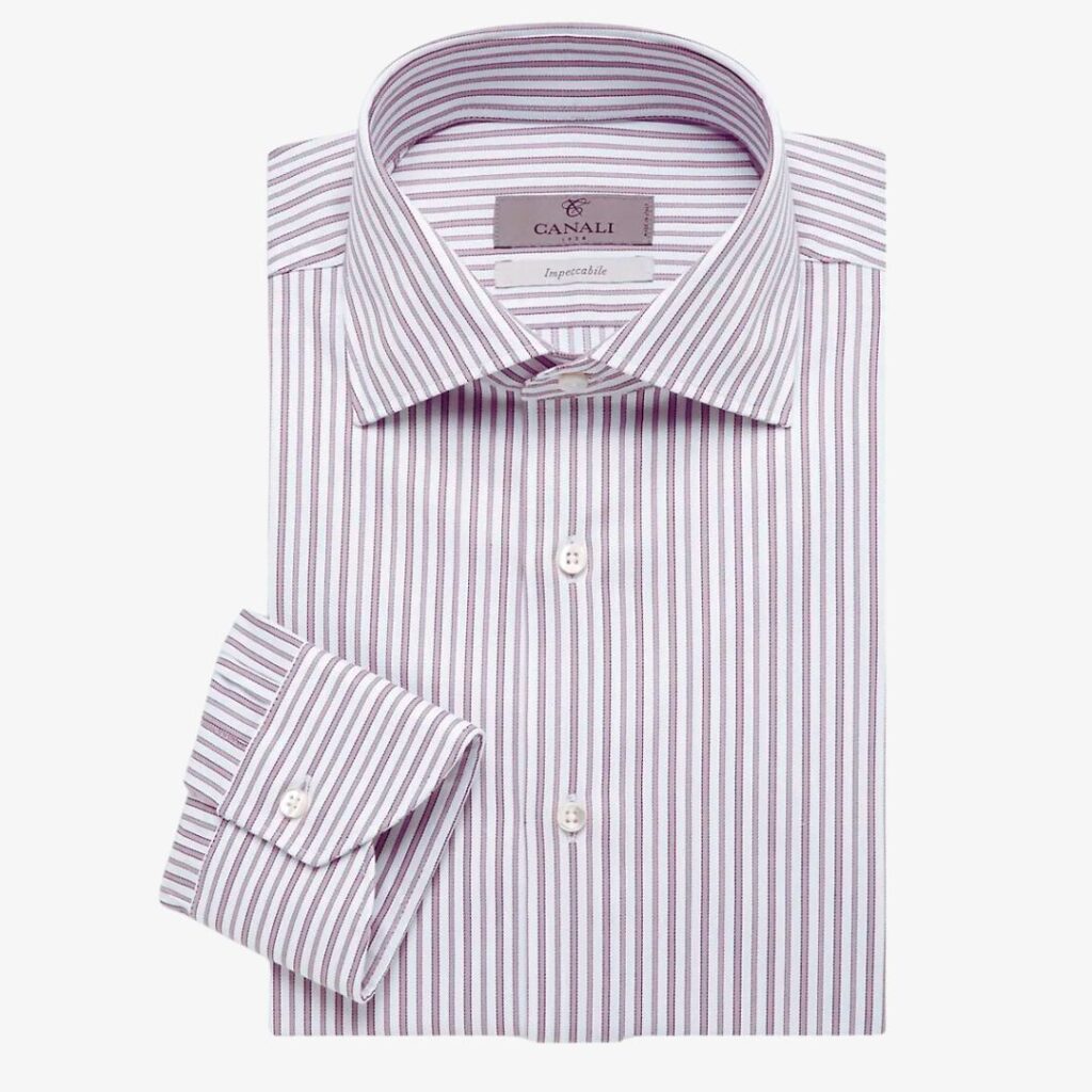 Canali Striped Dress Shirt